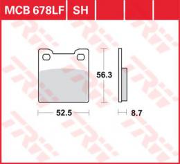 Изображение продукта Колодки тормозные дисковые MCB678 