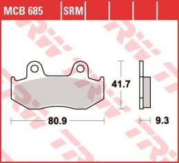 Изображение продукта Колодки тормозные дисковые MCB685SRM 