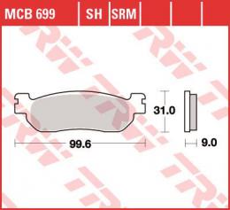 Изображение продукта Колодки тормозные дисковые MCB699SH 