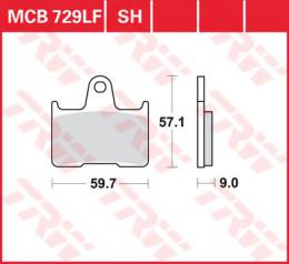 Изображение продукта Колодки тормозные дисковые MCB729 