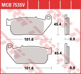 Изображение продукта Колодки тормозные дисковые MCB753SV 