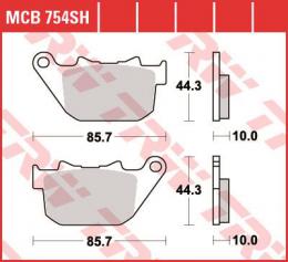 Изображение продукта Колодки тормозные дисковые MCB754SH 