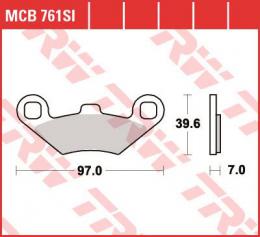 Изображение продукта Колодки тормозные дисковые MCB761SI 