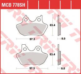 Изображение продукта Колодки тормозные дисковые MCB778SH 