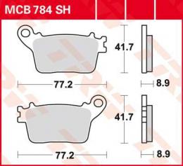 Изображение продукта Колодки тормозные дисковые MCB784SH 