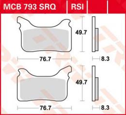 Изображение продукта Колодки тормозные дисковые MCB793SRQ 