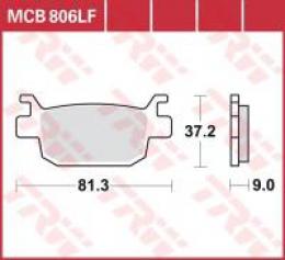 Изображение продукта Колодки тормозные дисковые MCB806SRM 