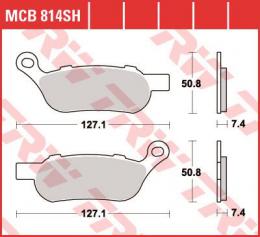 Изображение продукта Колодки тормозные дисковые MCB814SH 