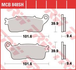 Изображение продукта Колодки тормозные дисковые MCB848SH 