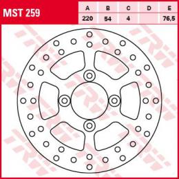 Тормозной диск MST259  - 1