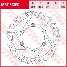 Изображение продукта Тормозной диск MST303EC 