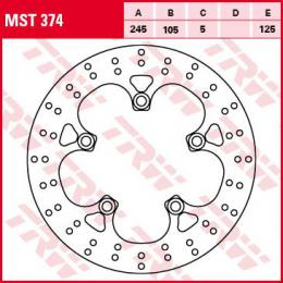 Тормозной диск MST374  - 1