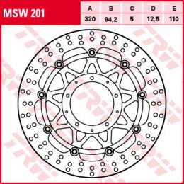 Изображение продукта Тормозной диск MSW201 