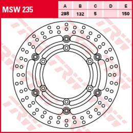 Изображение продукта Тормозной диск MSW235 