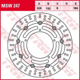 Изображение продукта Тормозной диск MSW247 