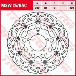 Изображение продукта Тормозной диск MSW257RAC 