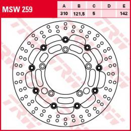 Изображение продукта Тормозной диск MSW259 