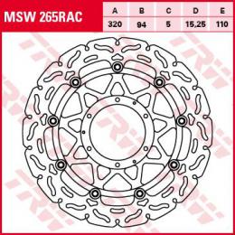 Изображение продукта Тормозной диск MSW265RAC 